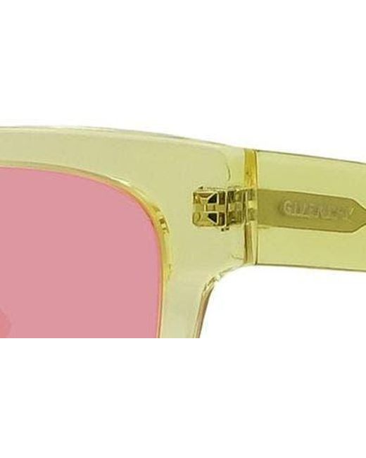 Givenchy Pink Gv Day Lector 52mm Square Sunglasses for men