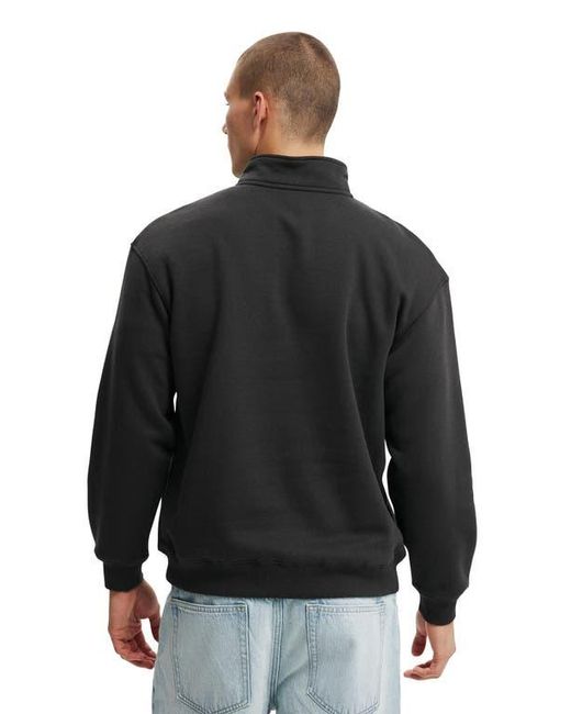 Cotton On Blue 1/4 Zip Fleece for men