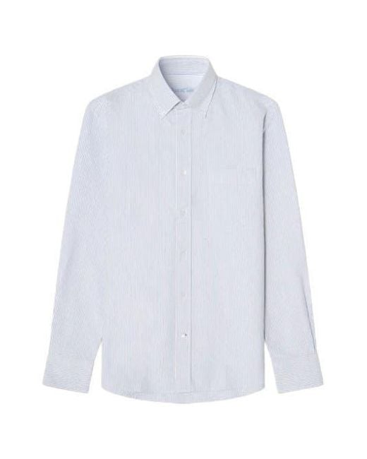 Robert Talbott White Harrison Button Down Oxford Shirt for men