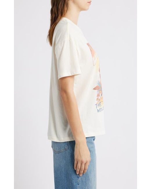 Billabong White Paradise Tour Short Sleeve Graphic T-Shirt