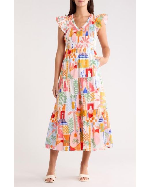 Sunfire Robe Sugarlips Vesper Sunfire Maxi Dress in White | Lyst