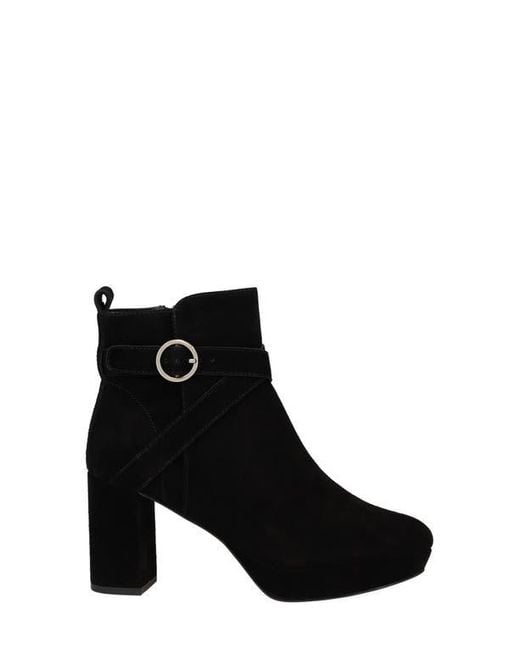 Pelle Moda Black Leyton Platform Bootie