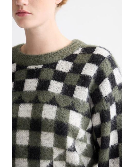 Scotch & Soda Black Geo Print Crewneck Sweater