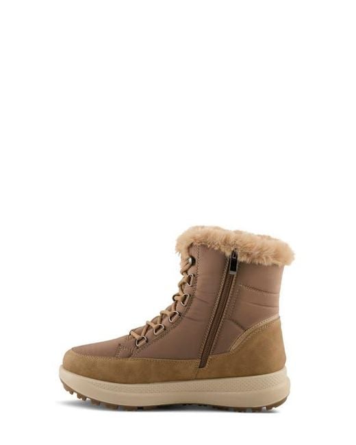 Flexus by Spring Step Brown Laroui Waterproof Winter Boot