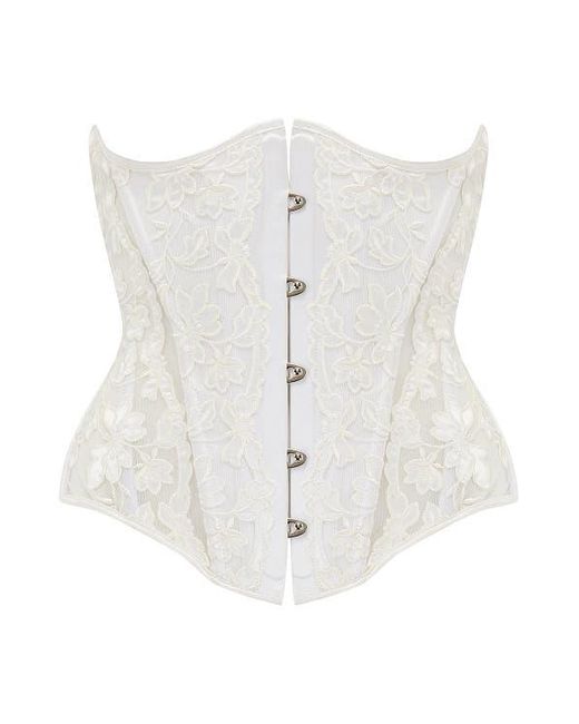 Gasque Scarlett Gasque The Velma Waspie in White | Lyst