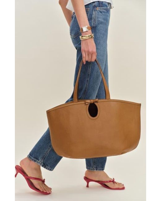 Reformation Brown Large Regina Tote
