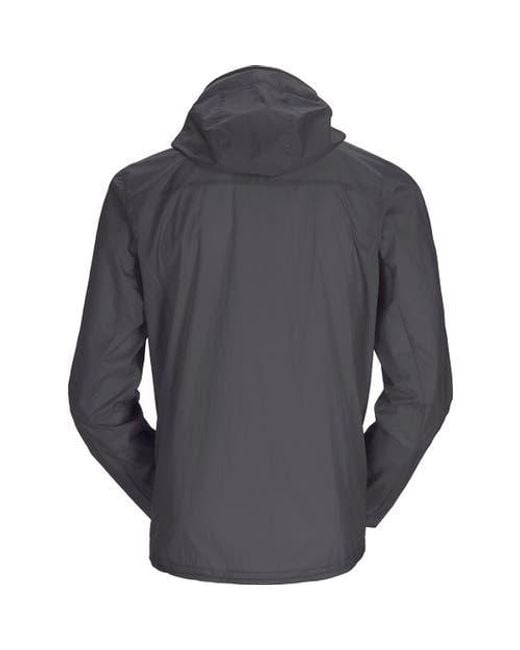 Rab Gray Vital Windshell Hooded Jacket for men