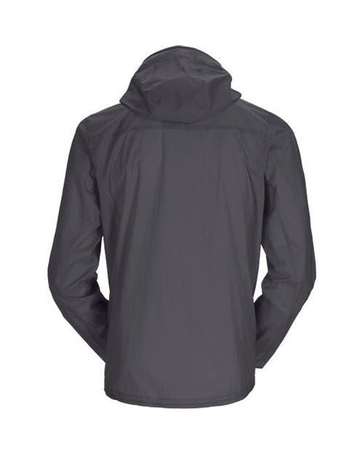 Rab Gray Vital Windshell Hooded Jacket for men
