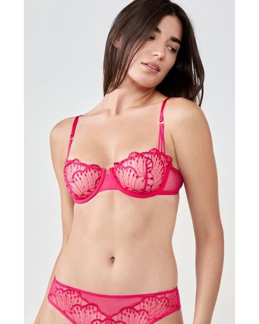 Etam Pink Nayade Underwire Balconette Bra