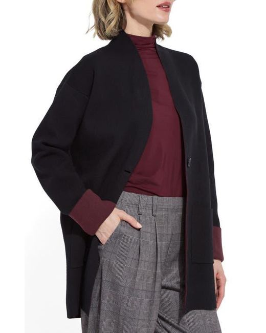 Lyssé Black Nicolette Double Knit Cardigan
