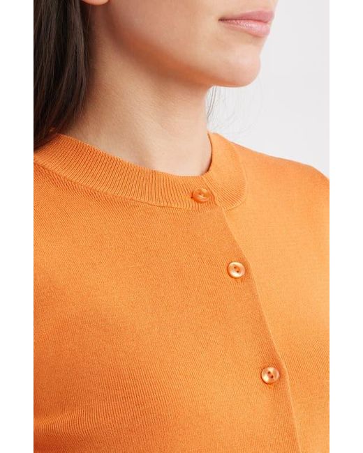 Mango Orange Figo Cardigan