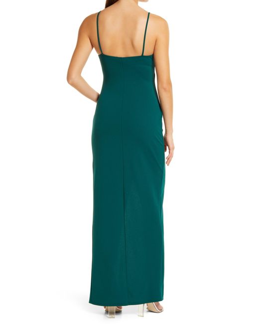 Lulus Green Sweetest Admirer Ruched Gown