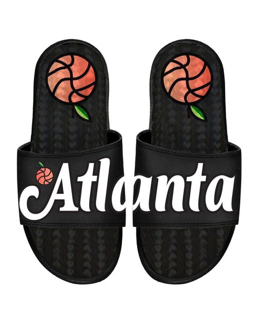 iSlide Black Atlanta Hawks 2022/23 City Edition Gel Slide Sandals At Nordstrom for men