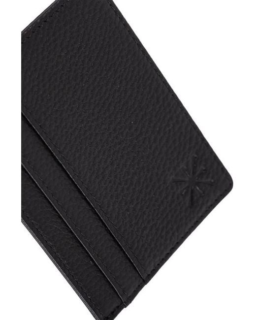 Esterah Black Leather Card Holder