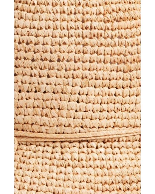 Rag & Bone Natural Woven Raffia Bucket Hat