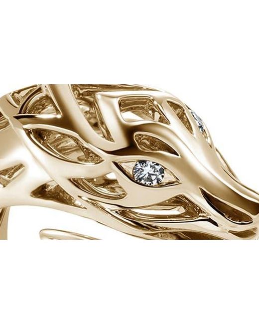 John Hardy Metallic Naga Bypass Ring