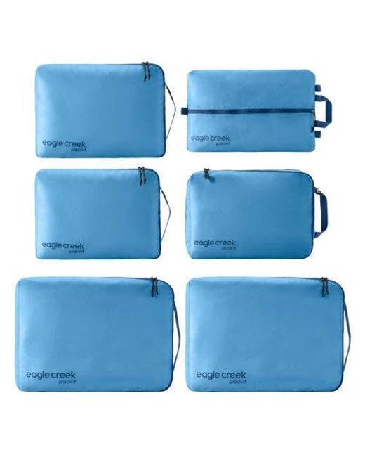 Eagle Creek Blue Pack-It Isolate Extended Stay Set