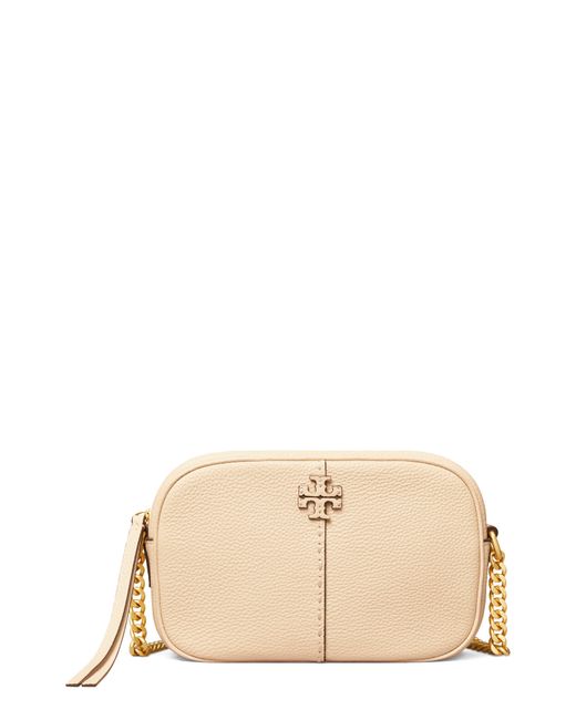 Tory Burch Mcgraw Leather Camera Bag in Natural Lyst
