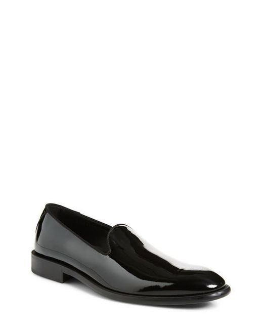 Boss Black Derrek Patent Leather Venetian Loafer for men