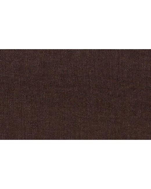 Mango Brown Tempoli Pleat Front Linen Pants