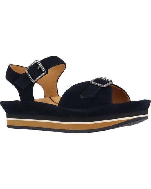 L'amour Des Pieds Blue Vardant Platform Sandal