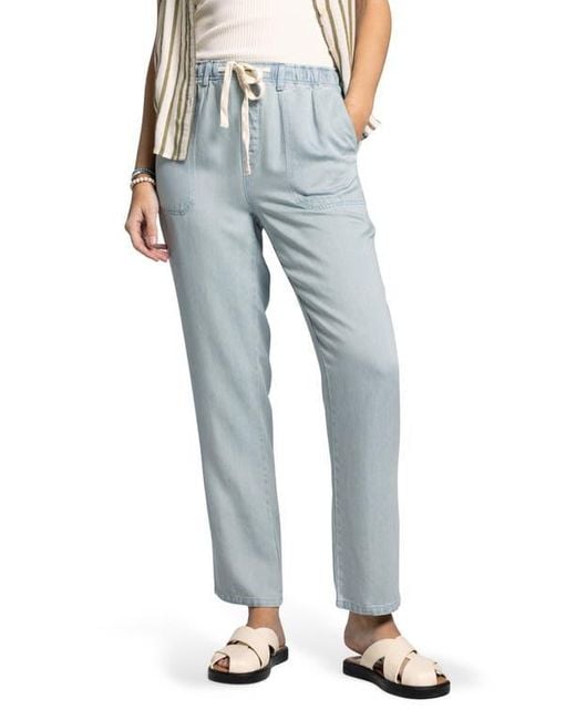 Thread & Supply Blue Laverne Drawstring Pants
