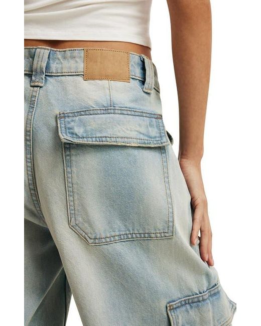 Cotton On Green Relaxed Cargo Jean