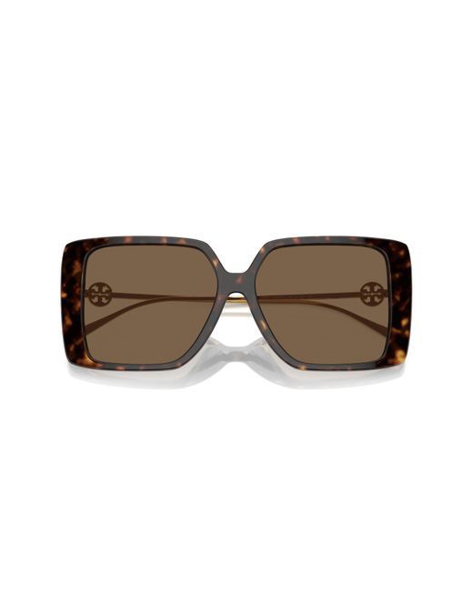 Tory Burch Multicolor 56mm Square Sunglasses