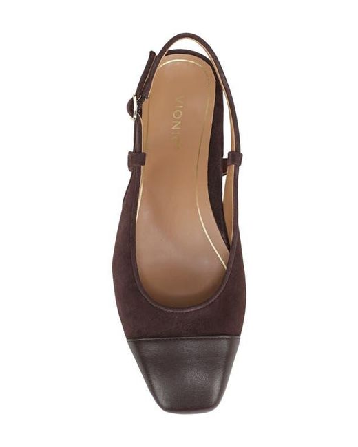 Vionic Brown Petaluma Slingback Flat
