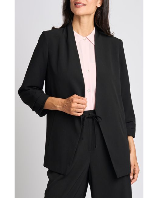 Halogen® Black Open Front Blazer