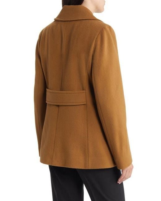 Fleurette Brown Ali Wool Peacoat