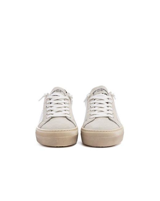 P448 White Thea Platform Sneaker