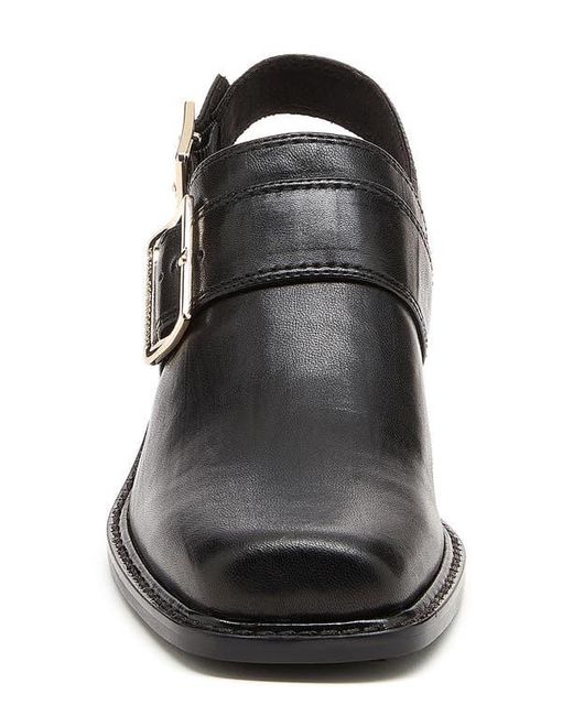 Kelsi Dagger Brooklyn Black Glory Square Toe Slingback Pump