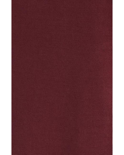 Wayf Red Celeste Drape Back Top