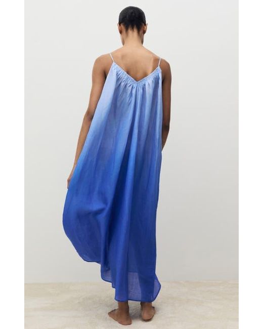 Mango Blue Ombré Ramie Nightgown