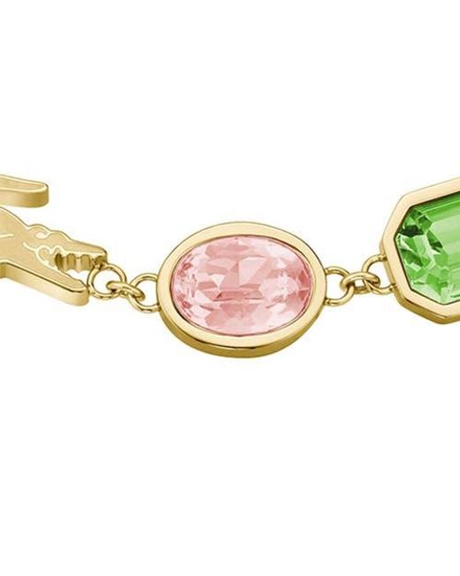 Lacoste White Deva Crystal Line Bracelet