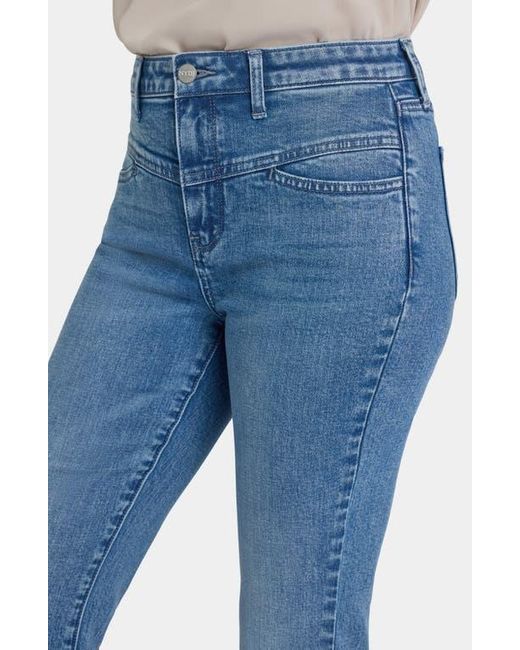 NYDJ Blue Barbara High Waist Bootcut Jeans