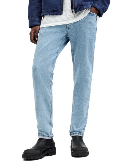 AllSaints Blue Rex Slim Fit Jeans for men