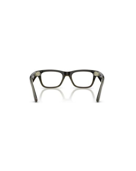 Ray-Ban Green 50Mm Rectangle Optical Glasses