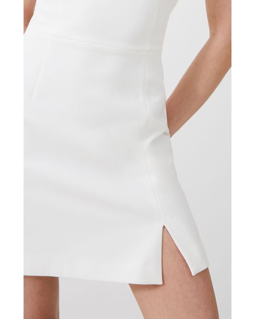 French Connection White Whisper Sheath Dress