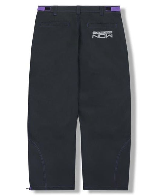 Pleasures Blue Velocity Tactical Pants for men