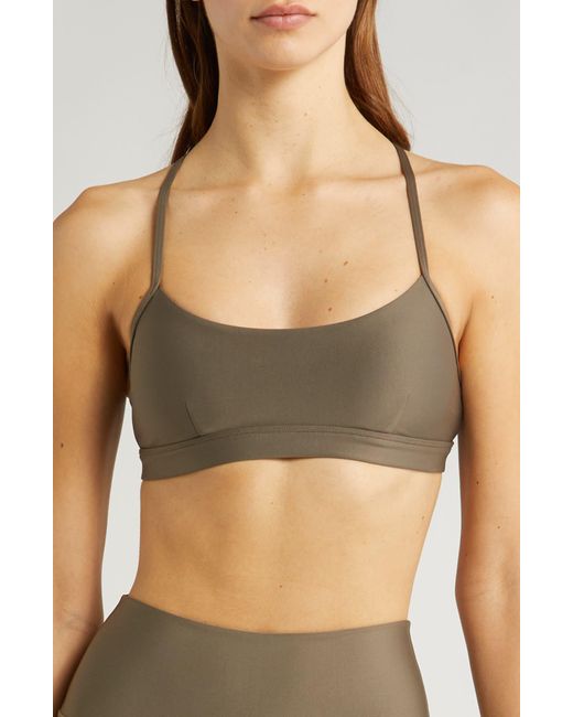 Alo Yoga Green Airlift Intrigue Bra