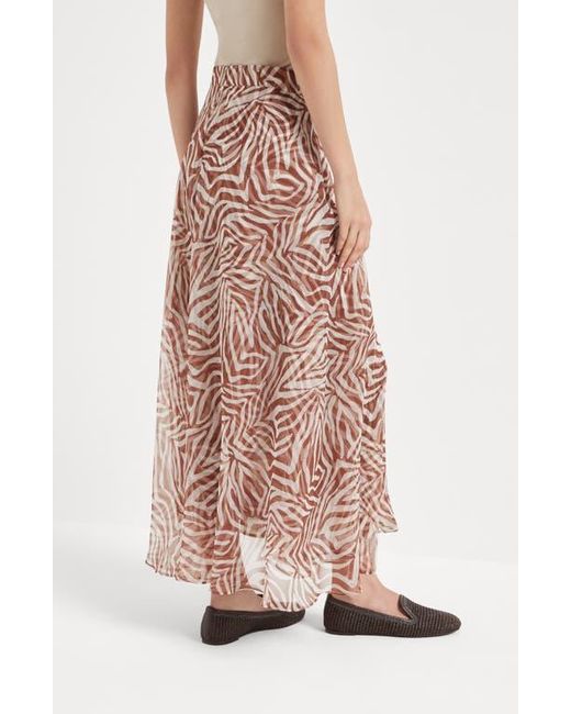 Brunello Cucinelli Pink Circle Skirt