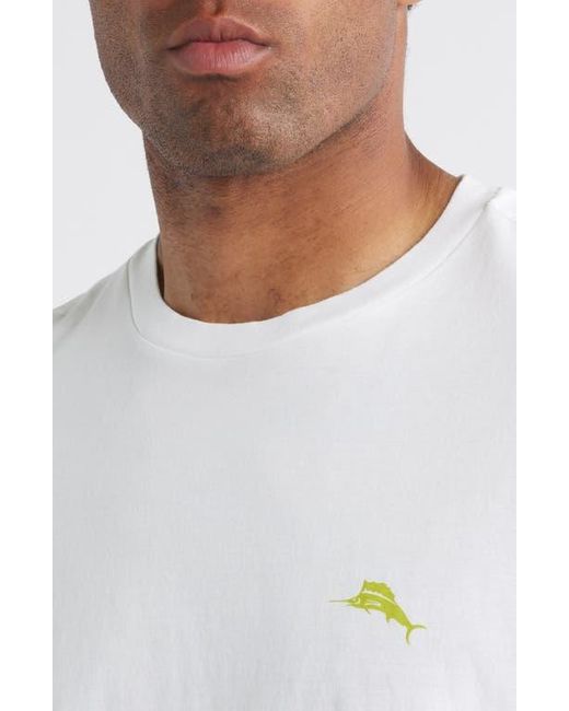 Tommy Bahama White Fairway Fiesta Cotton Graphic T-Shirt for men