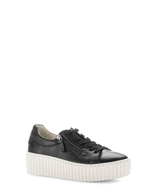 Gabor Black 53.200 Platform Sneaker