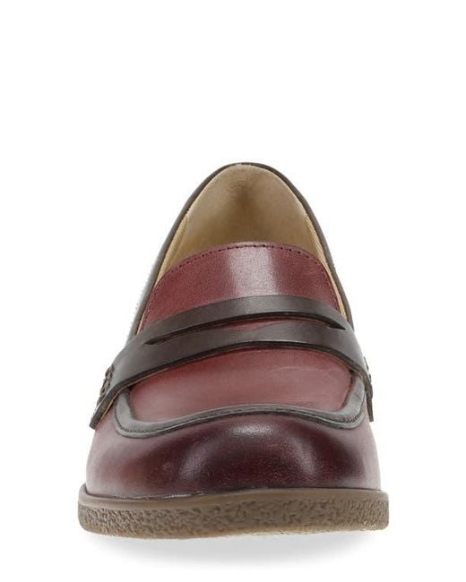 Dansko Brown Danica Waterproof Penny Loafer Pump
