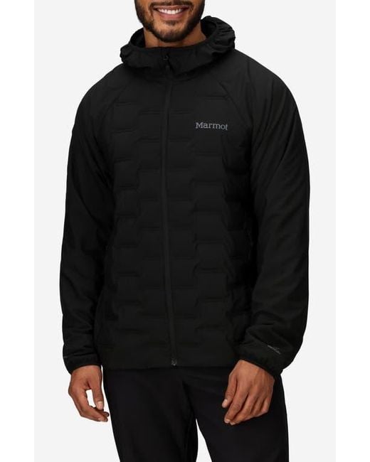 Marmot Men's Black Warmcube Active Aerothermal Down Hoodie