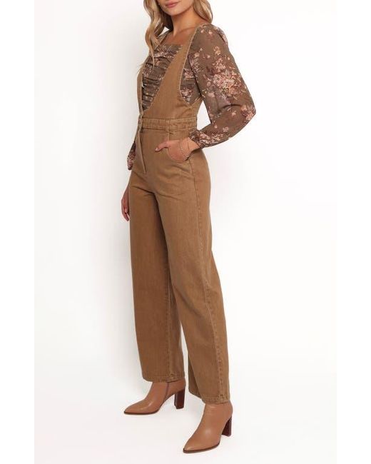 Petal & Pup Brown Vieve Denim Jumpsuit