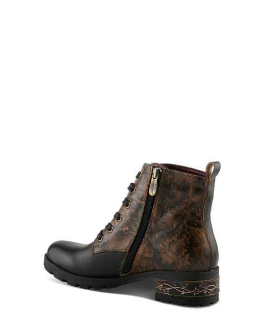 Spring Step Black Martinela Combat Boot