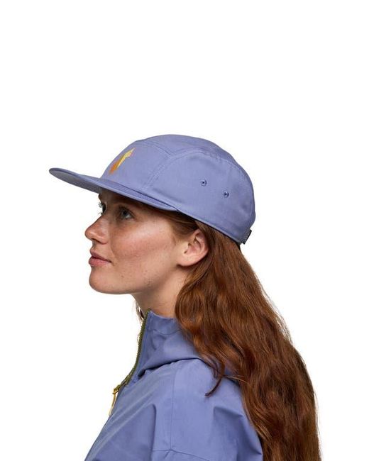 COTOPAXI Blue Llama Stripes 5-Panel Hat